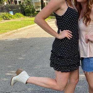 Cute short polka dot dress